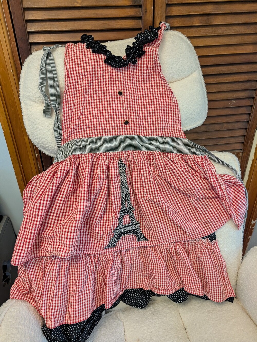 Eiffel Tower French Apron